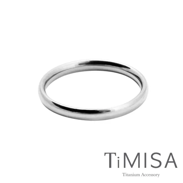 【TiMISA】純真 純鈦戒指(原色)