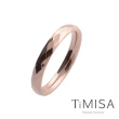 【TiMISA】格緻真愛-細版 純鈦戒指(雙色可選)