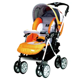 【CAPELLA】705系列 CP爆高 AG健康科技的極致/嬰兒手推車(透氣款 抗菌 亮橘)