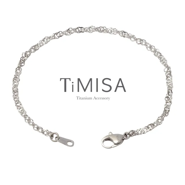 【TiMISA】曖昧 純鈦手鍊(10E)