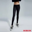 【BOBSON】女款超緊身牛仔褲(藍黑8074-52)