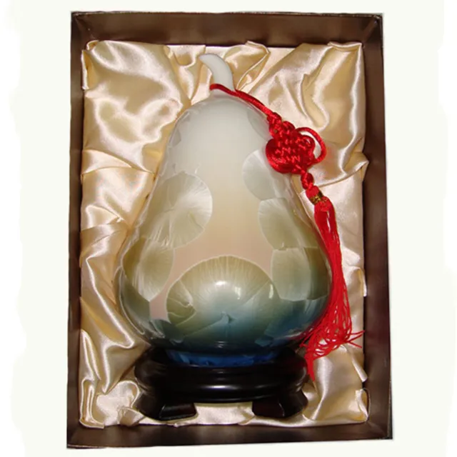 開運陶源】聚寶盆葫蘆甕結晶釉瓷器寓意福祿壽-台灣首席結晶釉大師彭