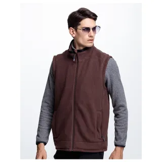 【FOX FRIEND 狐友】WINDSTOPPER 防風刷毛背心(黑色)