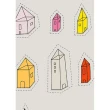 【摩達客】西班牙知名插畫家Judy Kaufmann-藝術創作海報掛畫裝飾畫-透明屋(附本人簽名/含木框)