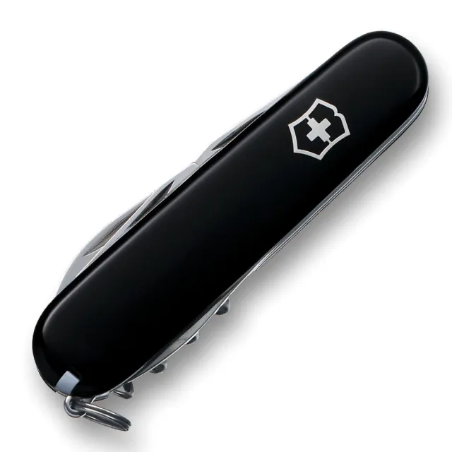 【VICTORINOX 瑞士維氏】勇武者12用 瑞士刀(黑)