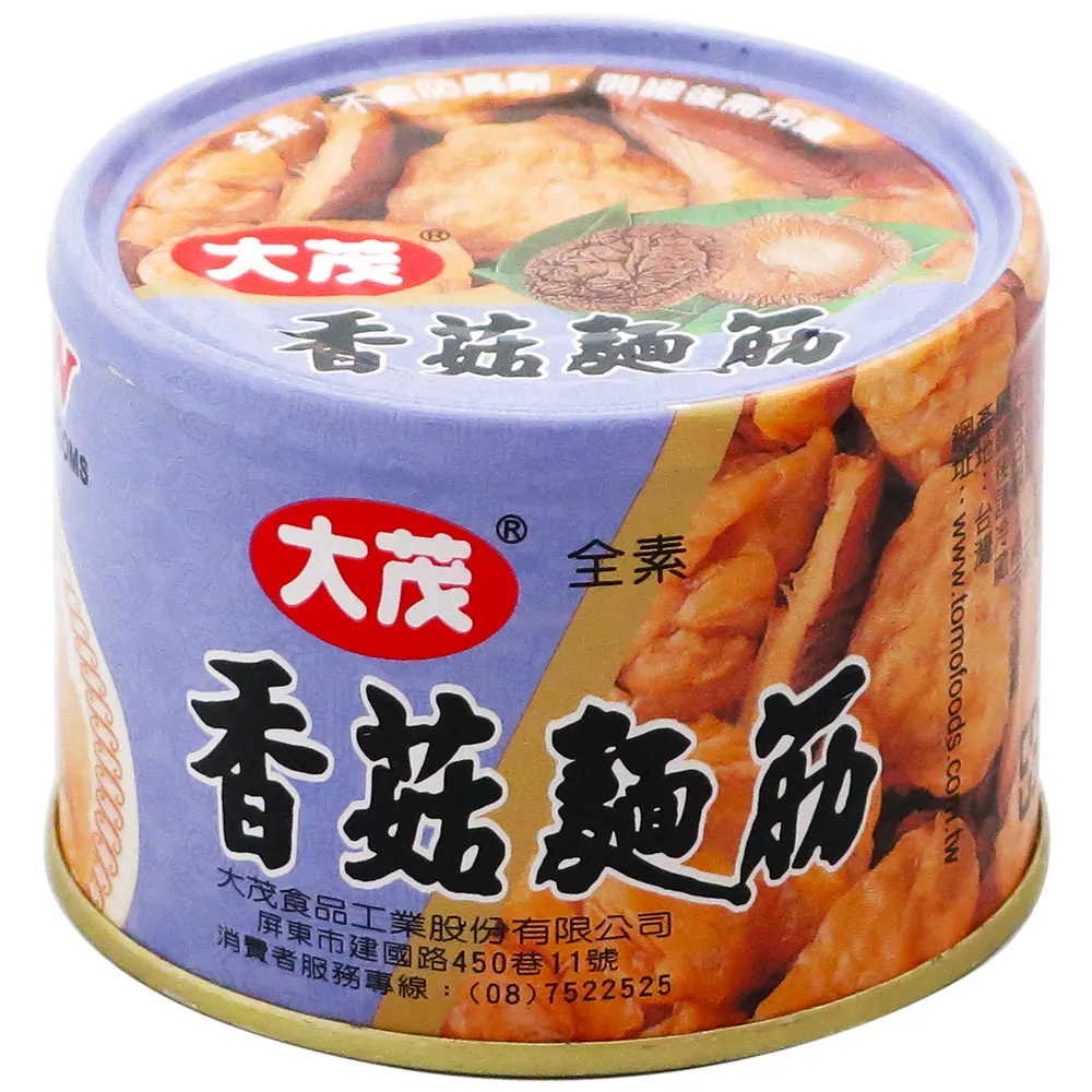 【大茂】香菇麵筋170gx3罐