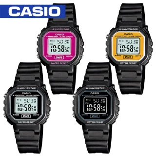 【CASIO 卡西歐】超人氣復古造型電子錶(LA-20WH)