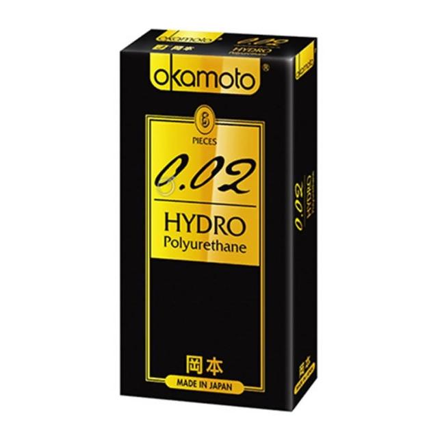 【okamoto 岡本】002 Hydro水感勁薄保險套6入/盒(情趣職人)