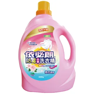 【依必朗】茶花香氛防霉抗菌洗衣精3200g*4瓶(買2瓶送2瓶)
