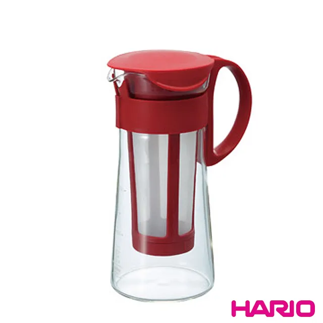 【HARIO】迷你紅色冷泡咖啡壺600ml(MCPN-7R)