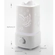 【Warm】雙噴頭香薰機薰香機加濕器超音波負離子水氧機W-180白(加來自澳洲進口精油x5瓶)