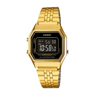 【CASIO 卡西歐】日系-復古風電子錶(LA680WGA)