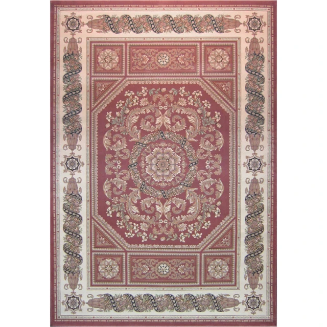 【范登伯格】比利時 雅典娜高密度古典地毯-森雅藝(160x230cm/櫻桃色)