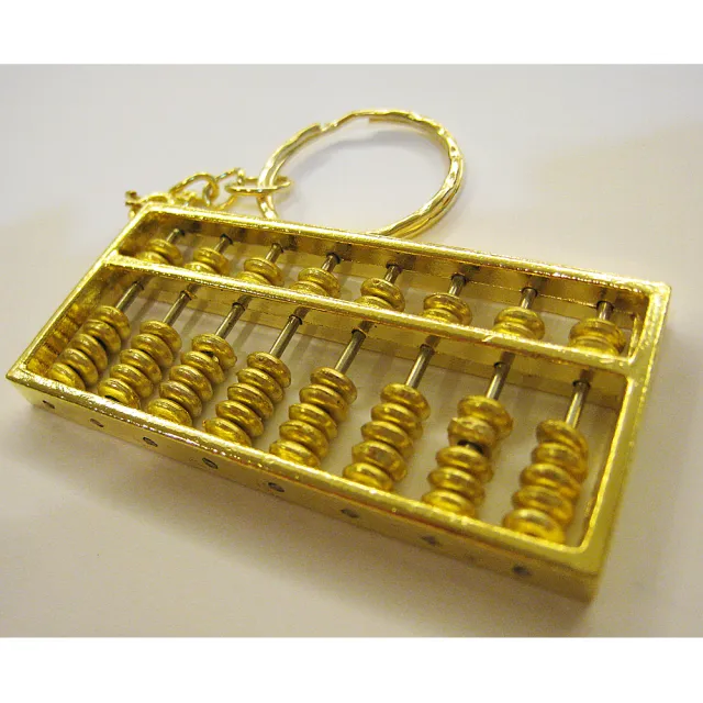 【開運陶源】金算盤key 鑰匙環