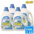 【皂福】無香精天然植物油洗衣皂精(3300g*4瓶)