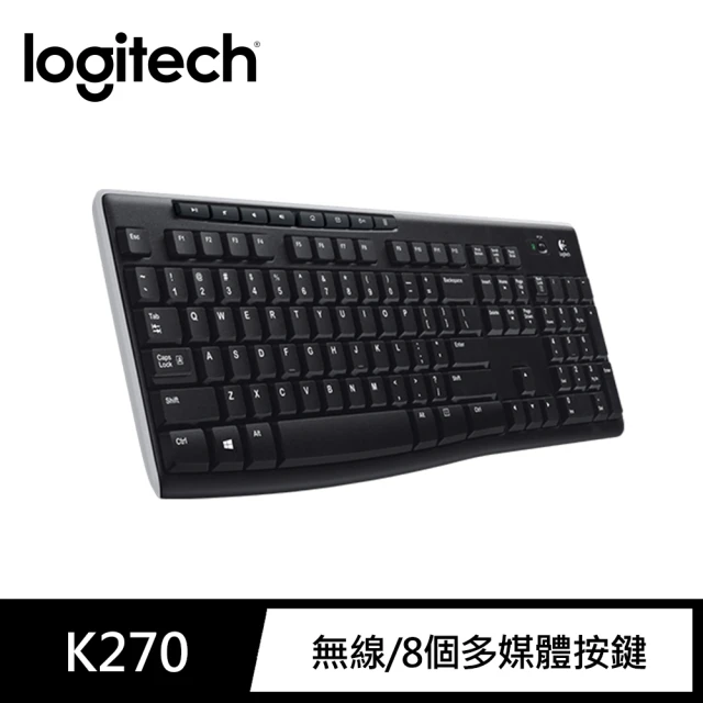 【Logitech 羅技】K270 無線鍵盤