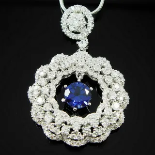 【Celosa珠寶】-細細品味藍寶墜鍊
