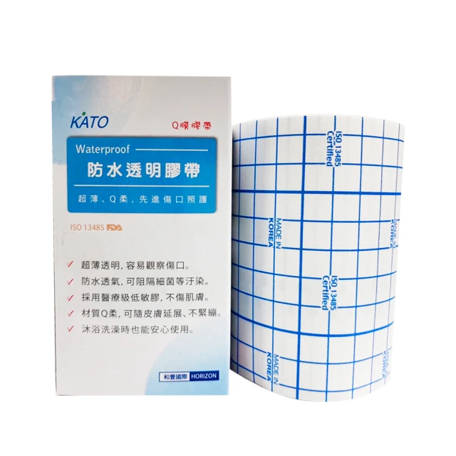 【KATO】防水透明膠帶 10cm x 2m(1捲/盒)