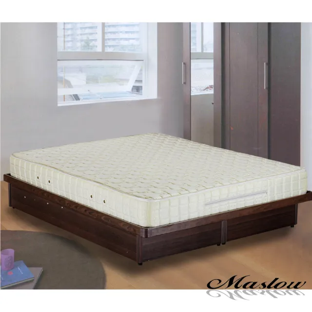 【Maslow】歡喜成家獨立筒床墊雙人掀床組