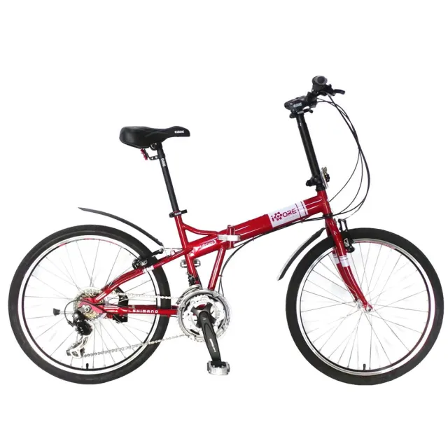 【iCORE】SHIMANO 24吋21速 奔騰摺疊車(折疊車)