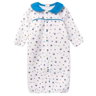 【baby童衣】任選 連身衣 可愛滿版動物翻領造型 47081(大藍)
