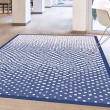 【范登伯格】比利時 夏蔓柔光絲質感地毯-漸層(140x200cm/藍)