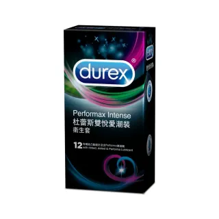 【Durex杜蕾斯】雙悅愛潮裝保險套12入/盒(情趣職人)