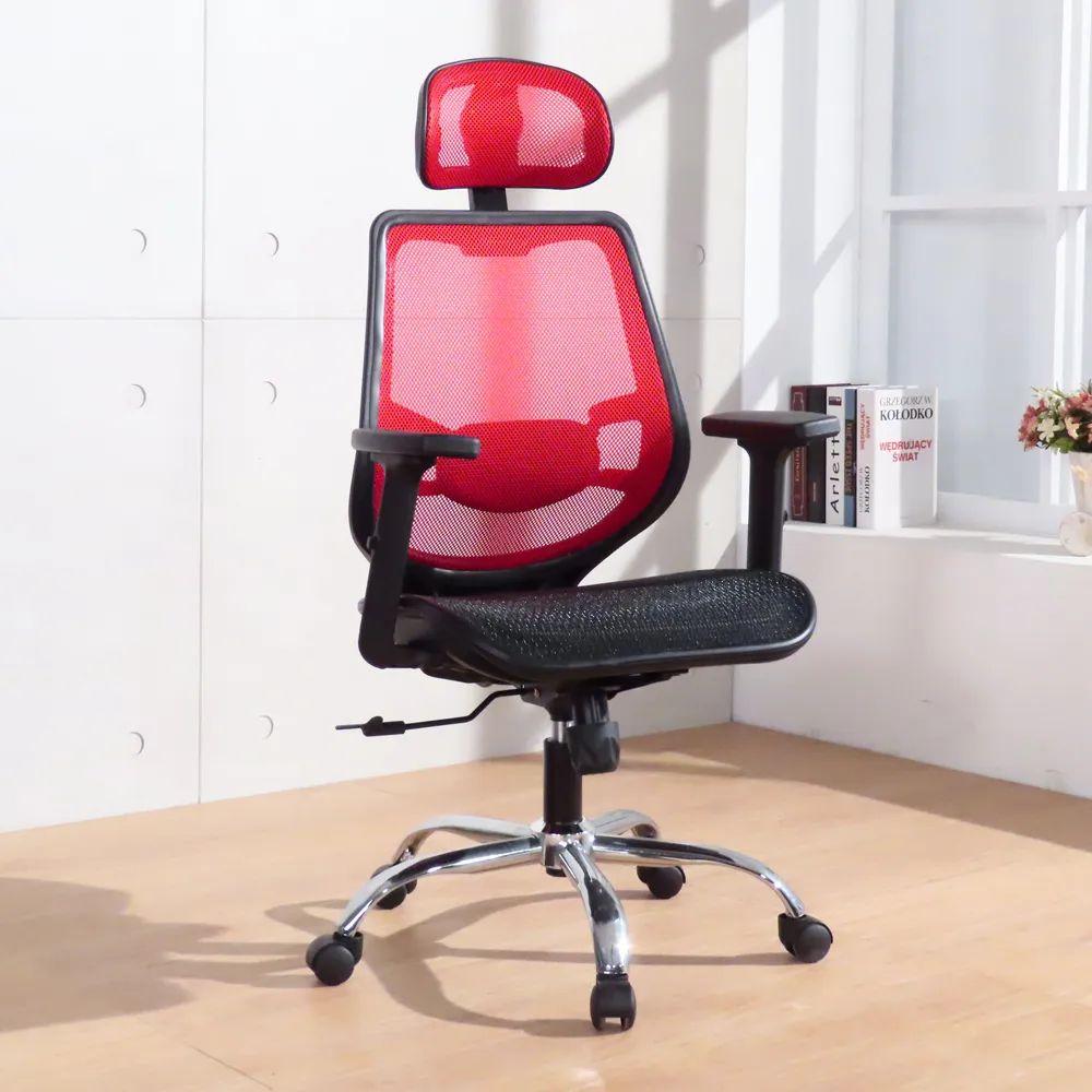 【LOGIS】納斯卡護腰壓框全網電腦椅/辦公椅/主管椅(6色)