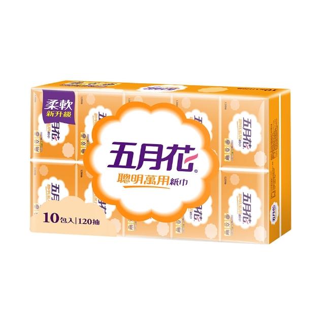 【MAY FLOWER 五月花】聰明萬用紙巾(120抽*60包)
