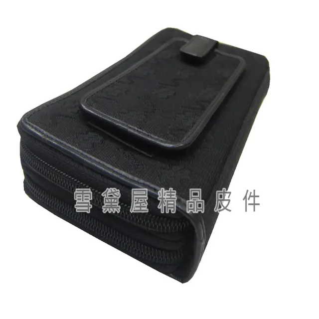 【SNOW.bagshop】雙11 真皮 長夾手拿包超大容量中性款100%進口緹花布(真皮包包 牛皮革雙U型拉鍊