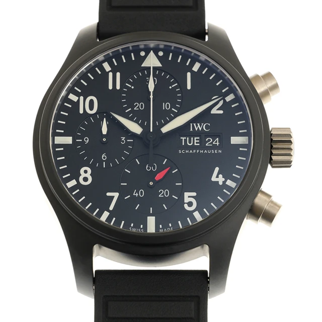 IWC 萬國錶 飛行員TOP GUN 海軍空戰部隊橡膠腕表x41.9mm(IW389401)