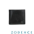 【ZODENCE】MAN 簡約系列兩折多卡層收納短夾(黑)