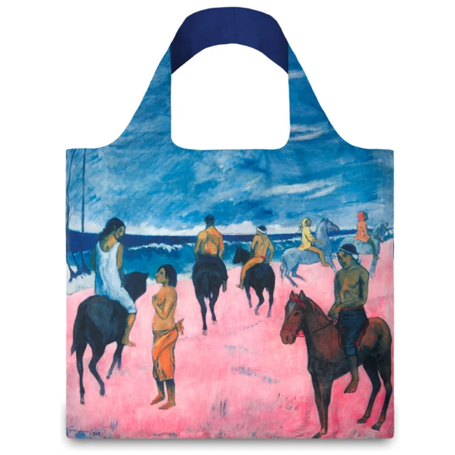 【LOQI】馬與海灘 PGHB(購物袋.環保袋.收納.春捲包)