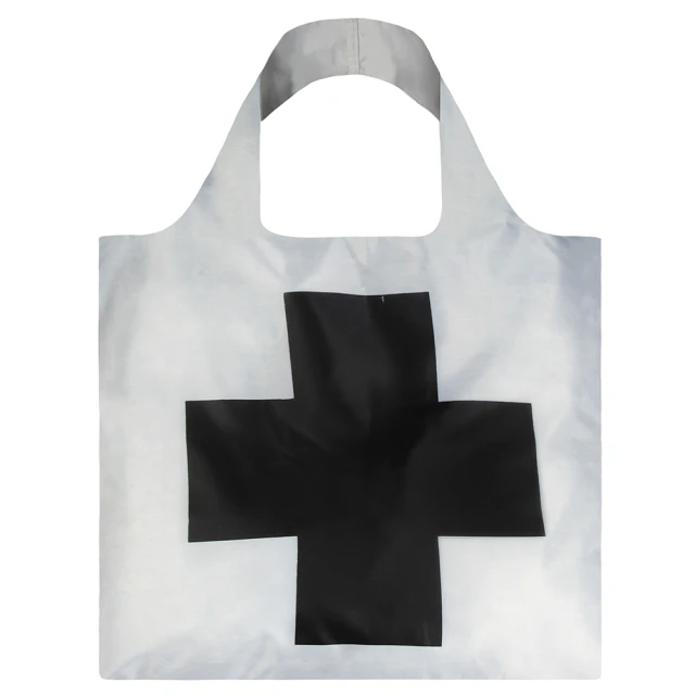 【LOQI】十字架 KMCR(購物袋.環保袋.收納.春捲包)