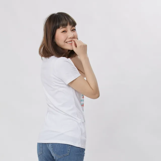 【so that’s me 好我】夏日游泳池圓領短袖蜜桃棉女Tee(純白)