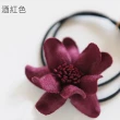 【UNICO】日韓簡約珍珠花朵髮圈(韓國流行/聖誕節/裝扮)