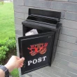 【PUSH!居家生活用品】英倫風紅馬車個性化信箱郵箱郵筒報紙箱(I49)