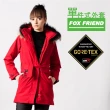 【FOX FRIEND 狐友】GORE-TEX 聚焦時尚長版風衣(女外套/女大衣/單件式)