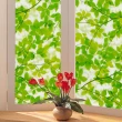 【meiwa】日本製造抗UV節能靜電窗貼(綠葉盈窗 92x500公分)