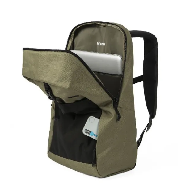 【Incase】雙11 Cargo Backpack 雙色拼接款背包(橄欖綠)