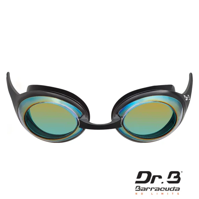 【美國巴洛酷達Barracuda】巴博士Dr.B#94190 度數電鍍泳鏡DRB941(抗UV度數電鍍競速泳鏡)