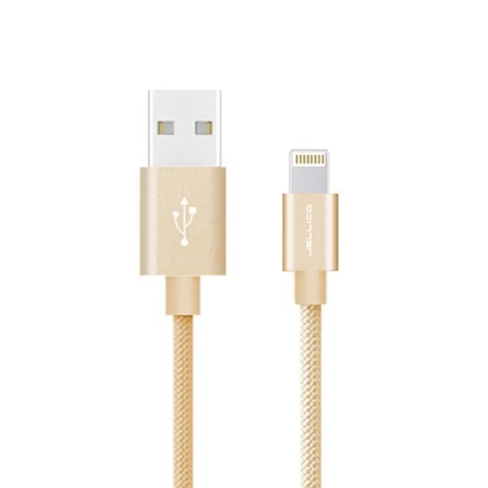 【JELLICO】USB to Lightning 1M 優雅系列充電傳輸線(JEC-GS10-GDL)
