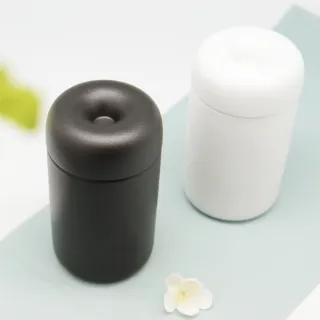 【LohasPottery 陸寶】高雅茶葉罐 黑/白 2兩(直立筒身 方便拿取)