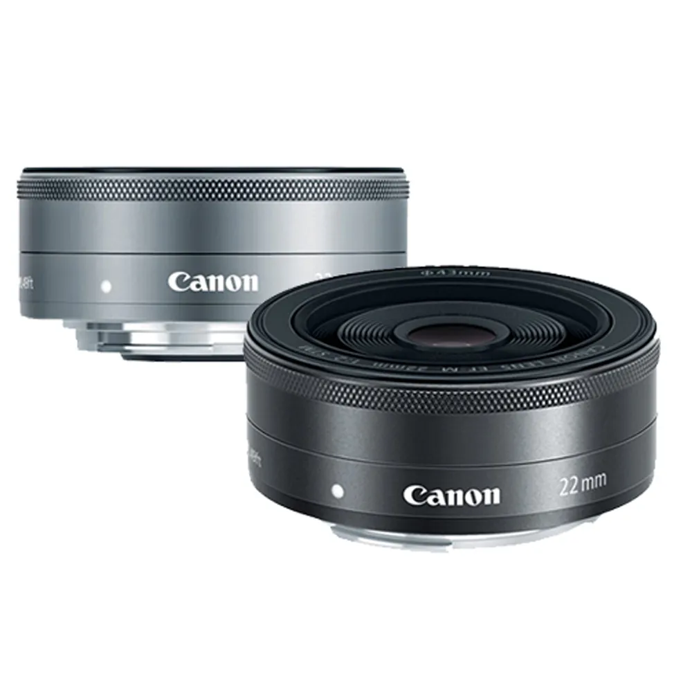 【Canon】EF-M 22mm f/2 STM 廣角鏡頭(平行輸入-彩盒)