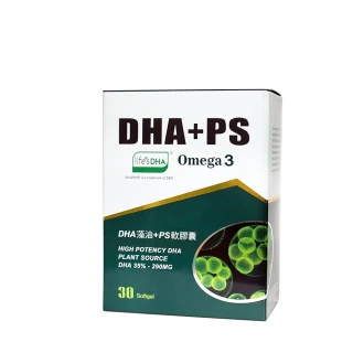 【草本之家】DHA藻油PS軟膠囊30粒X3入