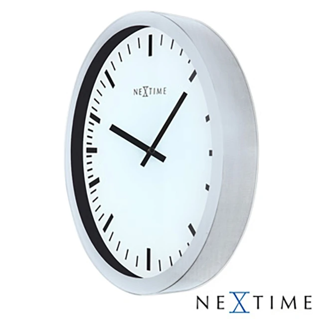 【歐洲名牌時鐘】NEXTIME-視覺錯覺時鐘《歐型精品館》(簡約時尚造型/掛鐘/壁鐘)