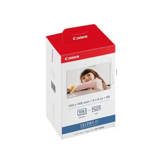 【Canon】KP-108IN(4x6相片紙含色帶108張-2入)