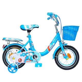 【寶盟BAUMER】16吋親子鹿腳踏車-水藍(兒童腳踏車、童車)