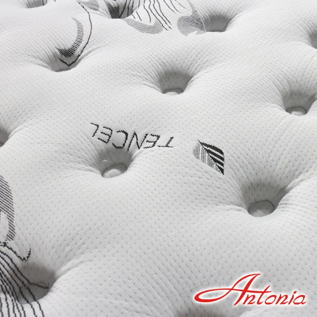 【Antonia】天絲涼感記憶羊毛五段獨立筒床墊(雙人加大6尺)