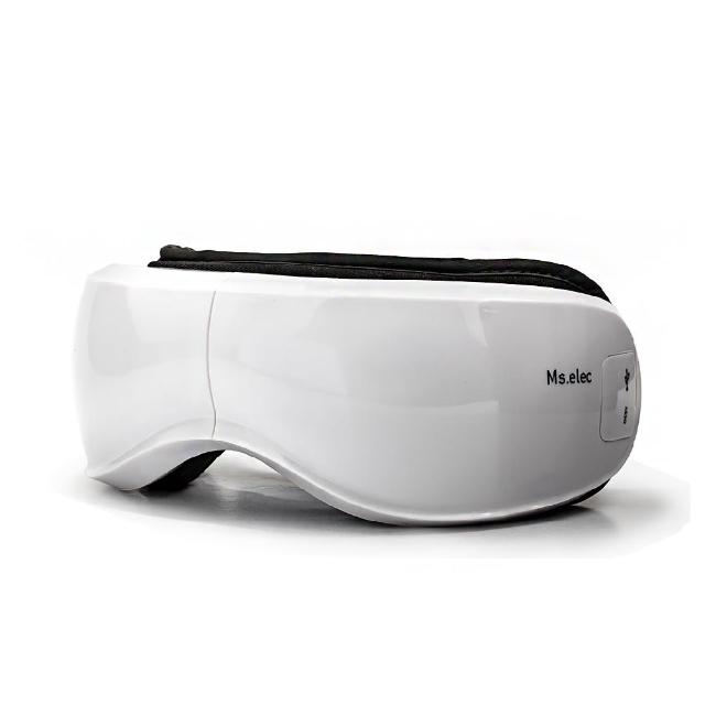 【Ms.elec 米嬉樂】智能眼部舒壓按摩儀 EM-001(眼部按摩/熱敷眼罩/氣壓式/內建音樂/按摩眼罩)